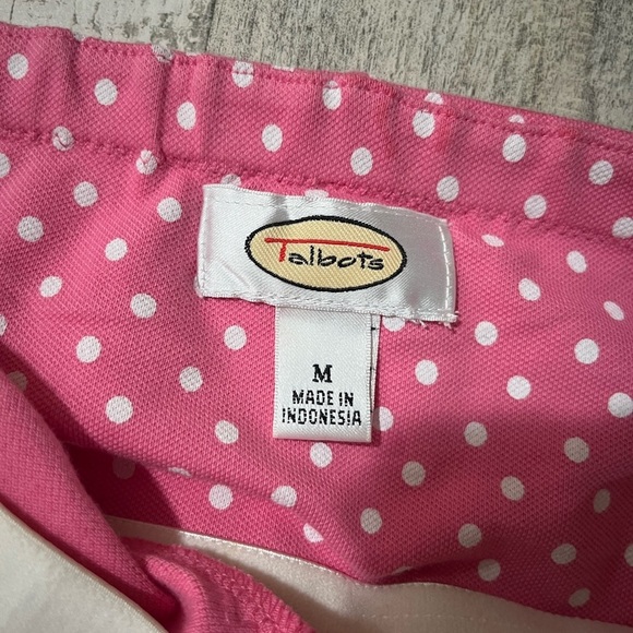 Talbots Pink Polka Dot Halter Dress Size Medium - Picture 3 of 8